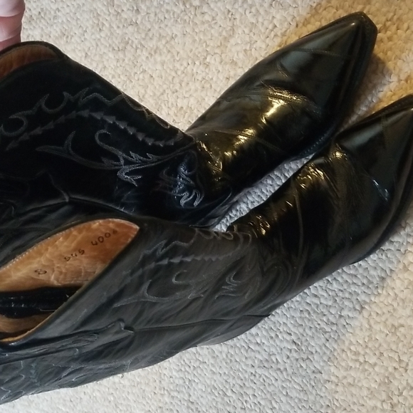 Cuadra limited edition black cowboy boots....size 9....shining and styling - Picture 3 of 8